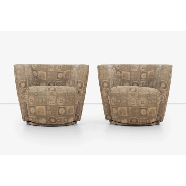 Made in America. These Large barrel back lounge chairs are great for all types of occasions and will fit in any interior....