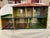 Vintage T. Cohn Doll House - Measures: 28" in width; 18" in height including chimney (14" to top of roof) - Metal tin...