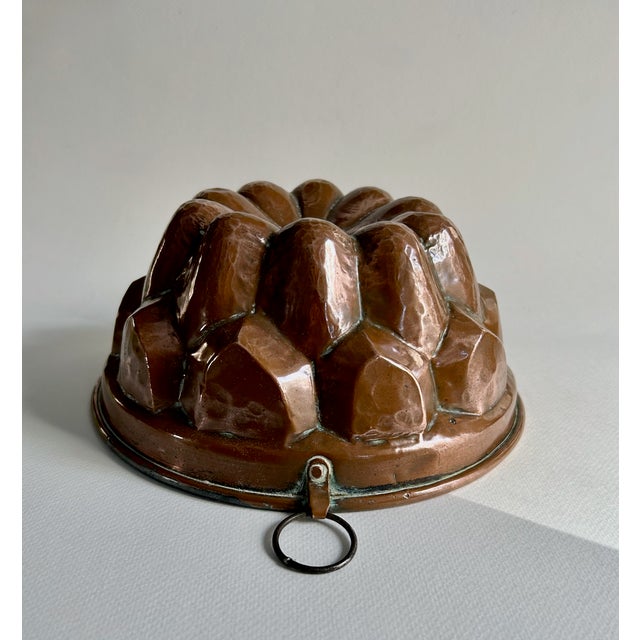 Early 20th Century Early 20th Century Hammered Copper Mould For Sale - Image 5 of 17