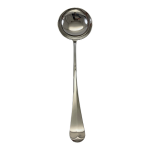 1980s Silver Soup Ladle, Rattail .