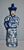 Asian Vintage Blue & White Porcelain Qing Emperor Statue For Sale - Image 3 of 12