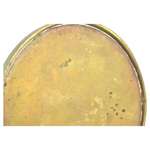 Brass Antique 21" Brass Candle Holders - a Pair For Sale - Image 8 of 8