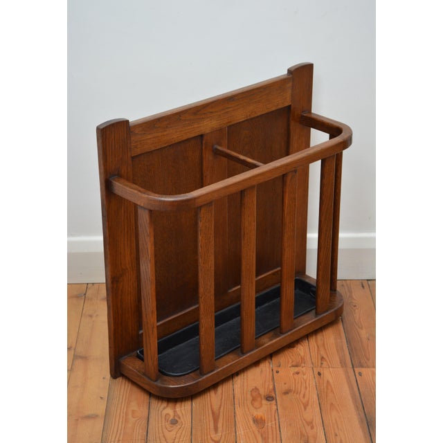 Country House Umbrella Stand in Oak, 1900 For Sale - Image 4 of 15