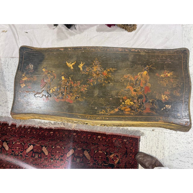Chinoiserie Late 19th Century Chinoiserie Coffee Table For Sale - Image 3 of 6