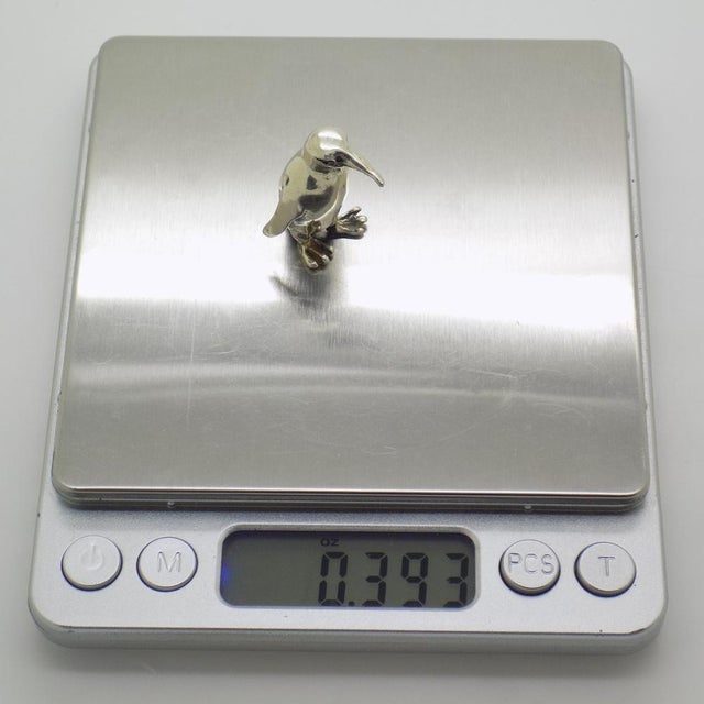 Vintage Italian Handmade 925 Sterling Silver Penguin, 1980s For Sale - Image 11 of 13