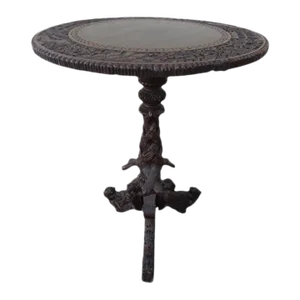Anglo Indian Hardwood Pedestal Table