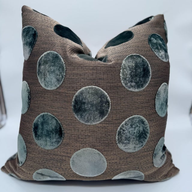 2020s Black Edition Nuala Agate Throw Pillow Cover For Sale - Image 5 of 6