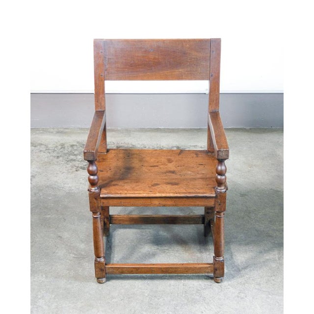 Walnut Desk and Chair, 1700s, Set of 2 For Sale - Image 13 of 18