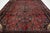 Vintage Handcrafter Hamadan Persian Wool Rug in Red With Floral Design For Sale - Image 10 of 10