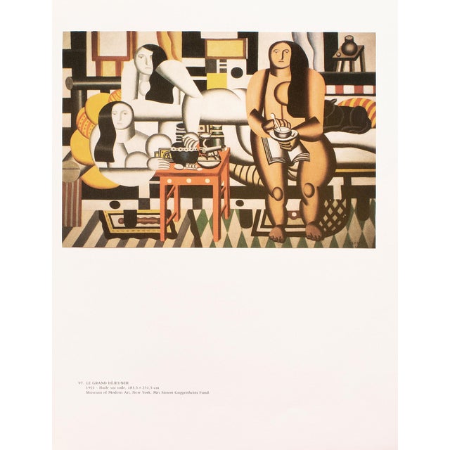 Pop Art 1990 After Fernand Leger "Three Women (The Big Breakfast)", Full-Color Parisian Print For Sale - Image 3 of 9