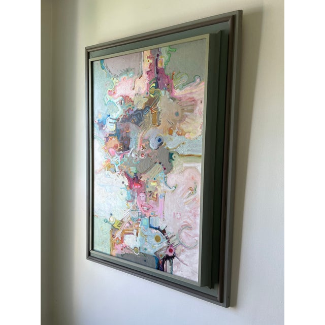 Contemporary Contemporary Abstract Painting Barbara Walker For Sale - Image 3 of 7