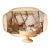 19th Century Magnificent Limoges Game Platter With Compote - Hand-Painted Forest Scene For Sale