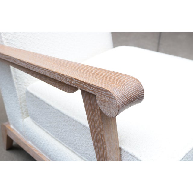 A Pair of Contemporary French Modernist Style Armchairs For Sale - Image 17 of 18