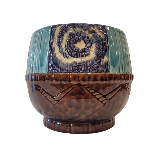 19th Century Cache Pot - Maceta in Barbotina from Orchies, France For Sale - Image 14 of 14