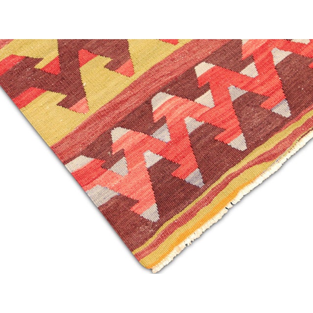 Traditional 1960s Turkish Kilim Rug For Sale - Image 3 of 5