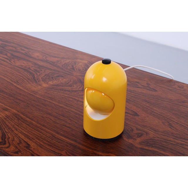 Yellow Interplay Eclipse Table Lamp from Lightolier, 1960s For Sale - Image 11 of 18