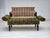 Wood Vintage Danish Two-Seater Drop Arm Sofa in Green Furniture Velour, 1930s For Sale - Image 7 of 18