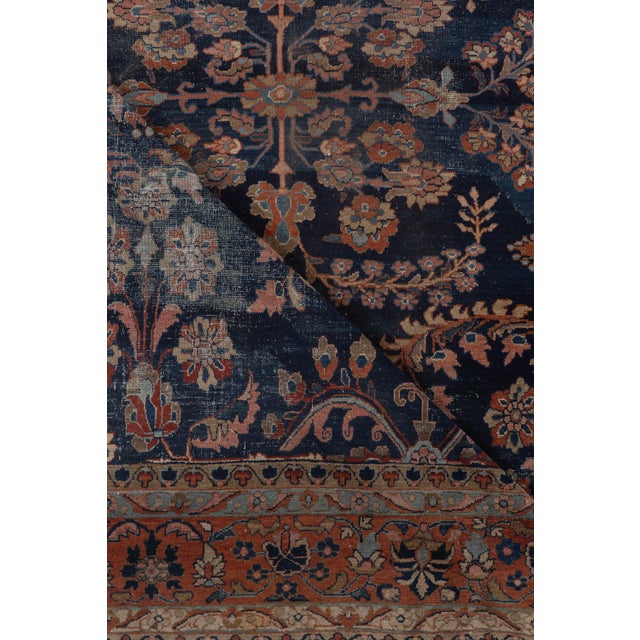 Antique Oriental Rug 9' X 11'5 For Sale In New York - Image 6 of 8