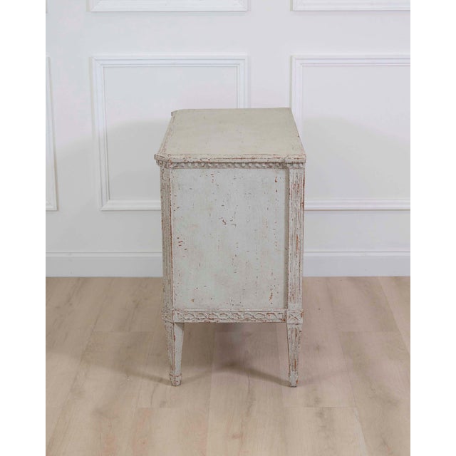 Danish 19th Century Carved Chest of Drawers For Sale - Image 4 of 9
