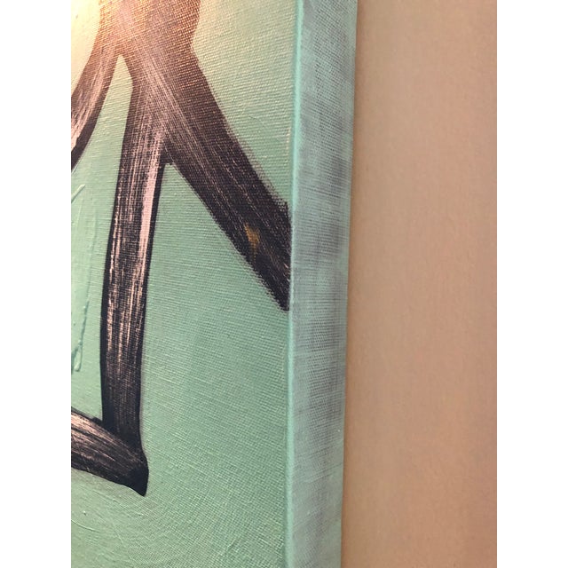 Contemporary Abstract Painting on Canvas “Moment of Movement” by Cassandra Auker For Sale - Image 10 of 11