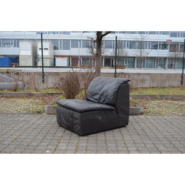 Vintage Modular Sectional Sofa in Leather from Laauser, 1970s, Set of 3 For Sale - Image 18 of 18
