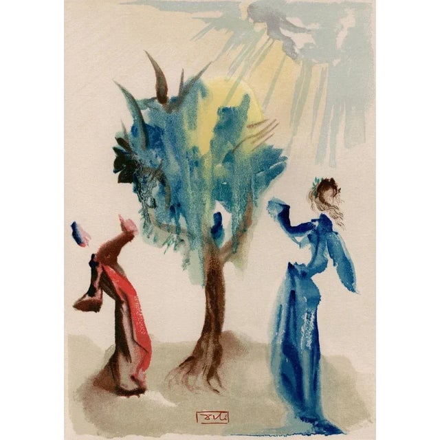 Salvador dali (1904-1989) l'albero del castigo (the tree of punishment) plate 24 from "la divina commedia" (the divine...