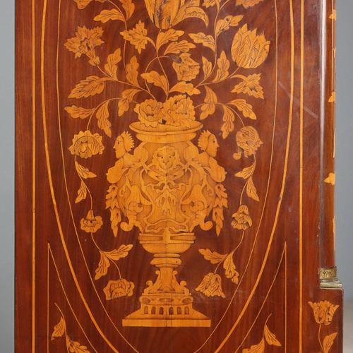 Wood Dutch Bookcase in Mahogany For Sale - Image 7 of 13
