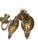 Add timeless warmth and vintage elegance to your walls with this beautiful pair of solid cast brass candle wall sconces....