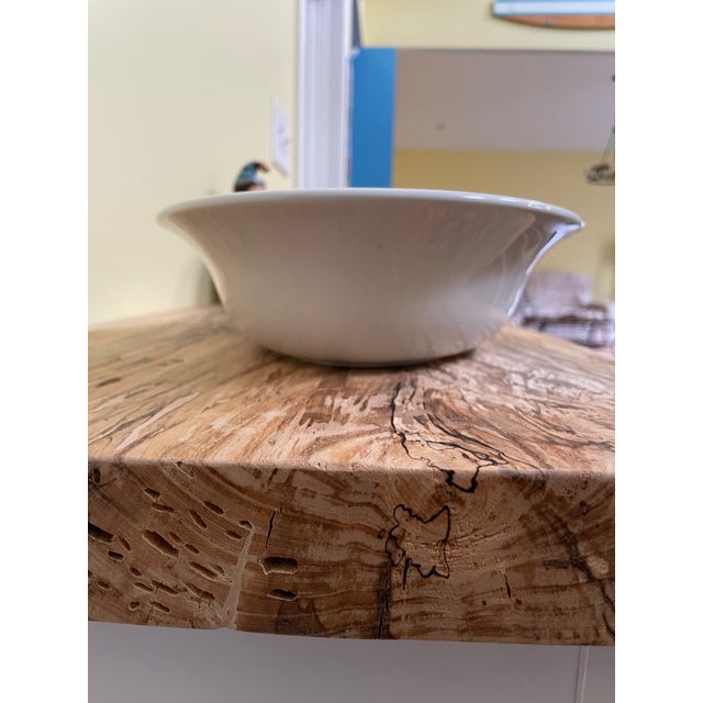 2000 - 2009 Josiah Wedgewood Large Heavy Oval English Ironstone Serving Bowl For Sale - Image 5 of 7