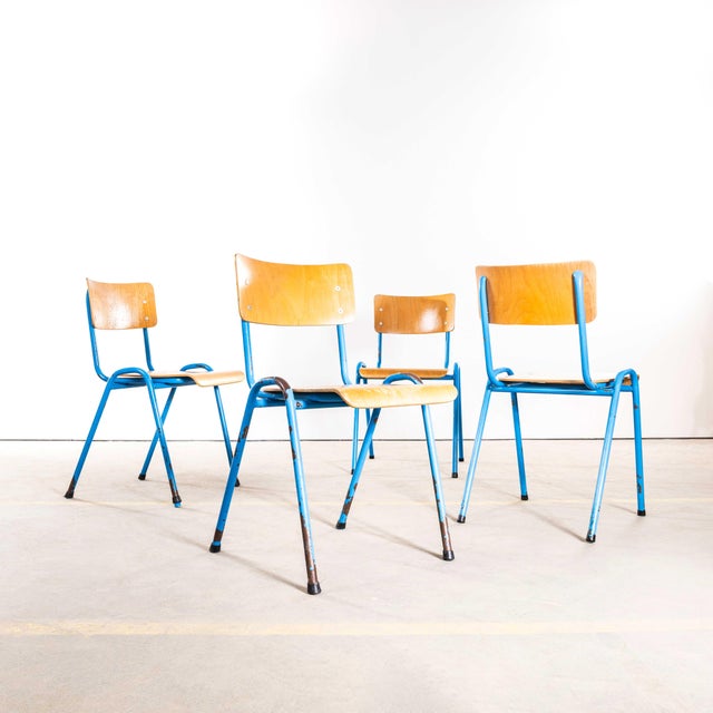 Vintage Stacking Dining Chairs, 1960s, Set of 6 For Sale - Image 9 of 12