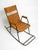 1950s Mid-Century Modern Rocking Chair in Black Painted Metal and Rattan, 1950s For Sale - Image 5 of 18