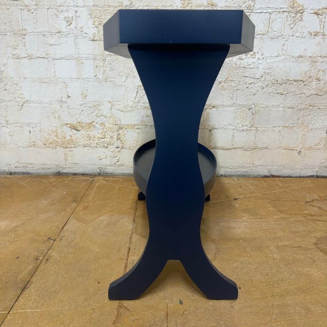 Lozer End Table - Navy Blue For Sale In Cleveland - Image 6 of 8