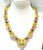 Bochic “Capri” Lemon Quartz, Blue Topaz & Rose Rosorite Necklace - 18K Gold & Siver “Circa 1990s” Set in 18K Gold & 950...