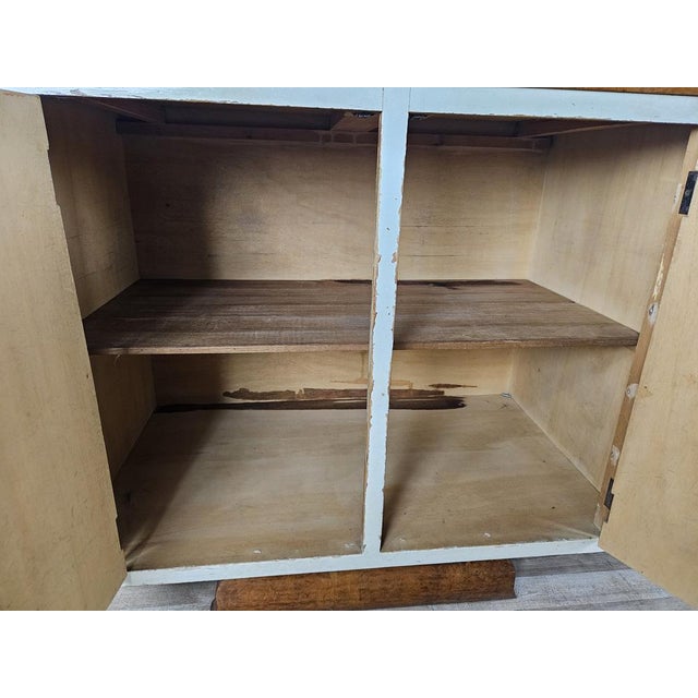 Vintage Kitchen Sideboard in Fir and Ant with Doors and Drawers, 1950 For Sale - Image 17 of 18