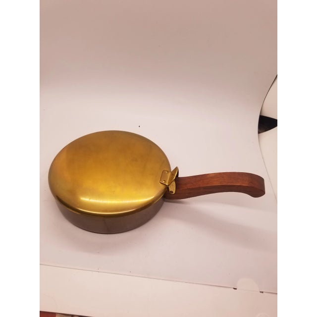 Vintage Brass "Silent Butler" Crumb Catcher With Wood Handle Chairish