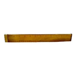 Mid 20th Century Penguins Brass Ruler Table Lighter, Unmarked