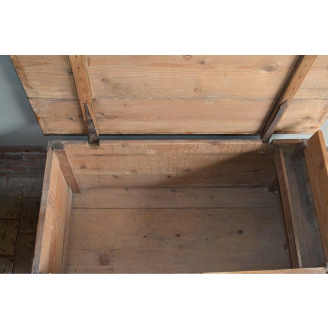 Dutch Pine Blanket Chest For Sale - Image 4 of 7