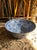 Maitland - Smith Vintage Maitland Smith Blue and White Porcelain Bowl Chinoiserie Floral Large Decorative Singing Bowl For Sale - Image 4 of 12