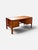 Tan Scandinavian Teak Desk by H.P. Hansen, Denmark, 1960s For Sale - Image 8 of 8