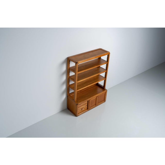 1960s French B10 Bookcase Cabinet by Pierre Chapo, 1960 For Sale - Image 5 of 12