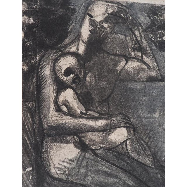 After Auguste Rodin, Nude Mother and Son, Engraving For Sale - Image 4 of 6