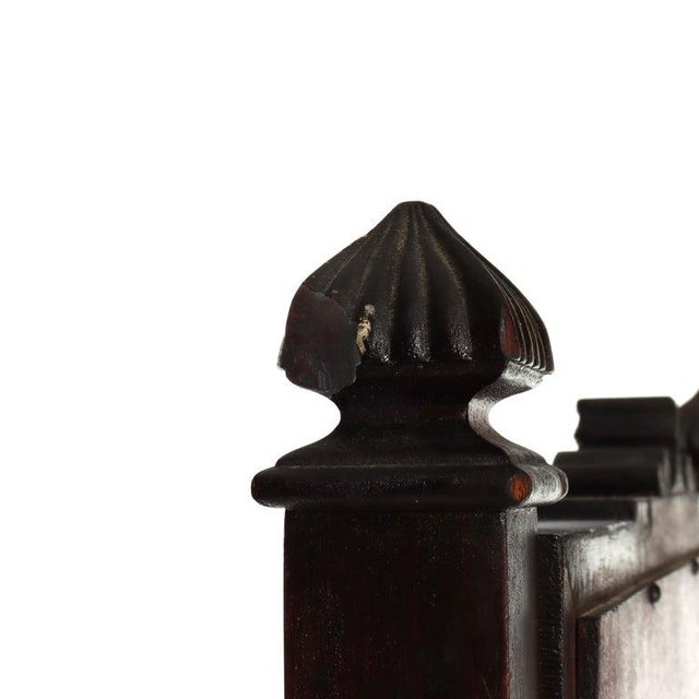 Antique Edwardian Neoclassical Carved Mahogany Dressing Mirror C1910 For Sale - Image 12 of 17