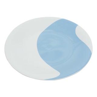 Colorblock Porcelain Dinner Plates, Set of 4 For Sale