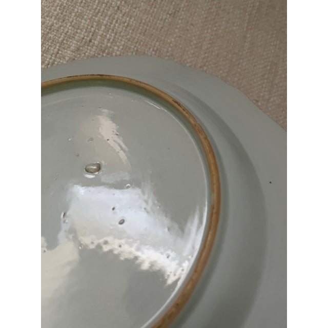 Off-white Antique Chinese Famille Rose Porcelain Plate For Sale - Image 8 of 11