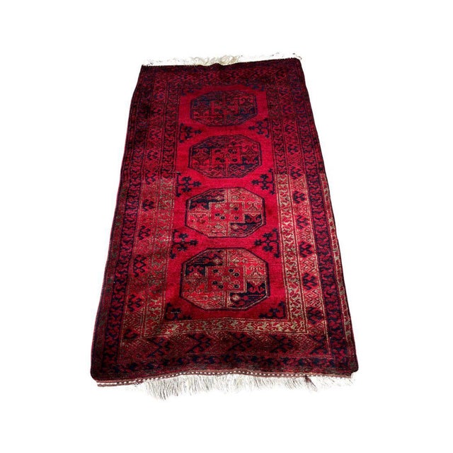 Oriental Bukhara Rug in Wool and Cotton For Sale - Image 9 of 9