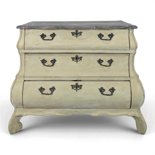 18th Century Dutch Commode with Painted Decoration For Sale - Image 8 of 8