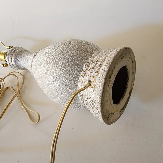 Late 20th Century Pair of Vintage Late 20th Century Orange Peel Lamps For Sale - Image 5 of 6