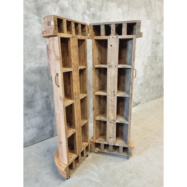 Vintage Industrial Drinks Cabinet in Pine, 1930s For Sale - Image 13 of 18