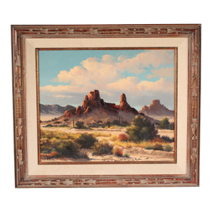 Desert Landscape Painting by Beverly Carrick (Born 1930)