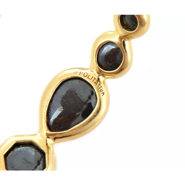 Late 20th Century Ippolita Rock Candy Gelato Quartz 18k Yellow Gold Bangle Bracelet For Sale - Image 5 of 5